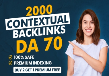 Page 1 Service - 2000 High Quality SEO Contextual backlinks Pack with Multi Tiers Manually Done