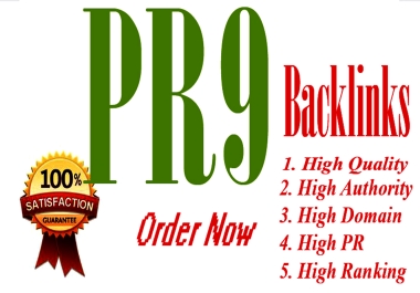 Create 20 High Quality Permanent HomePage PR9 to PR7 Dofollow SEO Backlinks