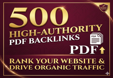 Top 500 PDF,  Docs,  PTT submission to high authority Docs Sharing website by pro freelancer
