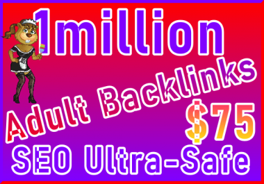 1M Power and Unique Adult Casino Backlinks for easy SEO Service