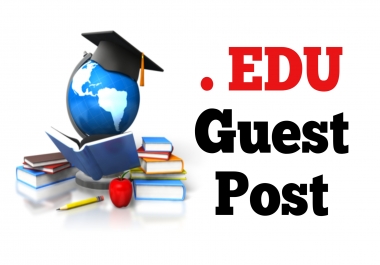 Write and Publish Guest Post on EDU site 90 Plus DA