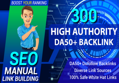 Manual 300 High Authority Mixed Profiles Backlinks SEO Link Building