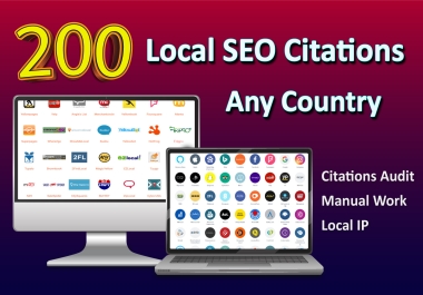 I Will Do 50 Top Local Business Listing Citation for any country