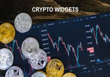 I will provide crypto widgets for wordpress