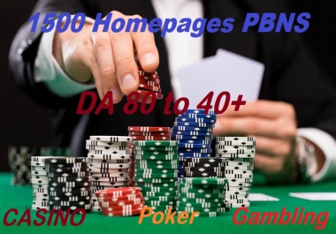 Rank Your Website On Google Page 1- With 1500 DA 80to40+ Pbns Thai/Indonesian Language Casino