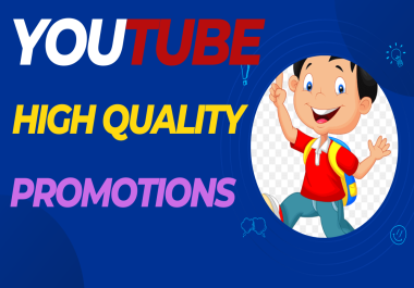 High Quality Video Promotions Very Fast Spread