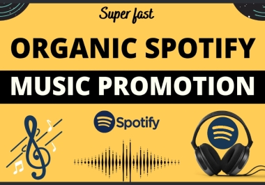 I will do real organic music songs promotion for track streams super fast