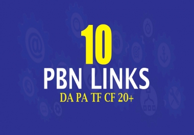 Create 10 Permanent High Da Pa Tf Cf 20+ Pbn Seo Backlinks
