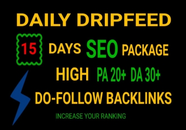 Drip-Feed Your Website With White Hat SEO Backlinks Service