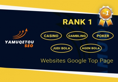 RANK 1 Casino, Gambling, Poker, Judi Bola, Agen Bola, Slot, Baccarat,  Websites