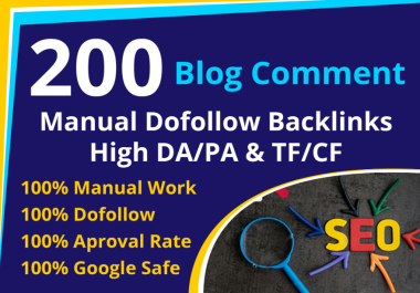 200 Blog Commenting backlinks is most reliable and powerful link building method 2025