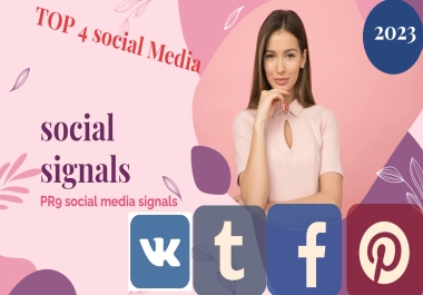 6,000 Social Signals Come From Top 4 Social Media Sites
