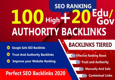Latest And Manually 100 Pr9 + 20 Edu-Gov High Domains Authority Safe Seo Backlinks- White Hat SEO