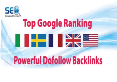 I will provide swedish,  italian,  uk,  french seo dofollow backlinks