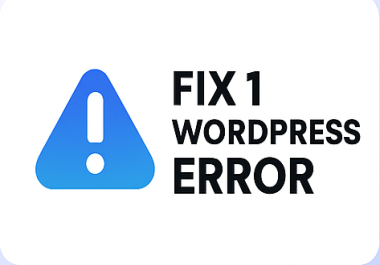 I will fix any small WordPress issue or error quickly