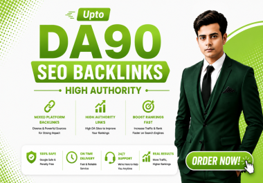DA-90 Game changer link building manually off page seo backlinks