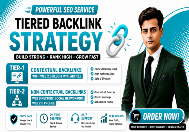 Build website's authority with a Tiered SEO backlink strategy