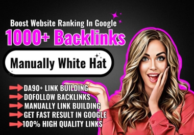 Ultra Fast Boost Ranked with 1000 google ranking seo backlinks DA90plus