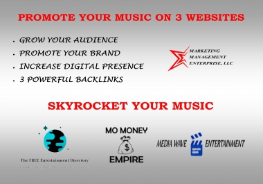 3 Entertainment Websites to PROMOTE YOUR MUSIC