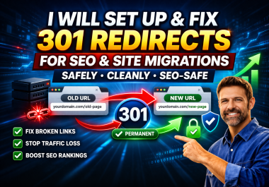 I will set up and fix SEO safe 301 redirects for site migrations and URL changes