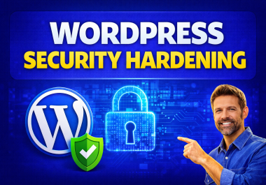 I will harden your WordPress security with manual setup and protection