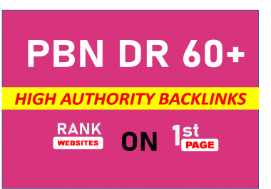 Build 5 DR 60+ permanent homepage dofollow PBN backlinks