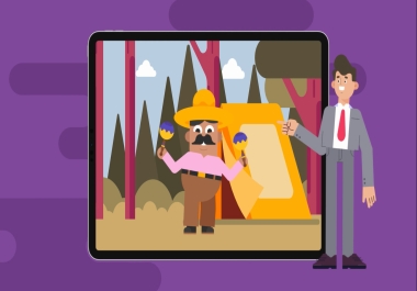 I will create Pro 2d animated explainers videos