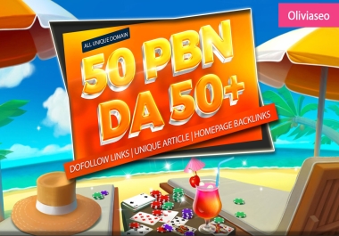 All DA50 to 70 High Quality 50 PBN Backlinks Casino/Poker/Gambling To Website Improving