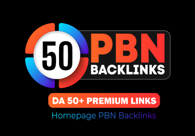 50 Permanent PBN Backlinks DA 50 Plus Dofollow Links