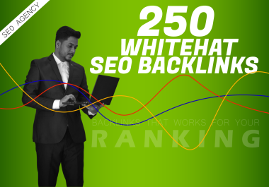 250 Manual Whitehat High Authority SEO Backlinks
