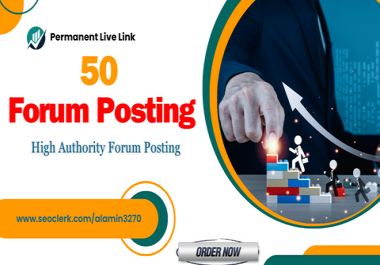 50 High authority Forum Posting for organic traffic