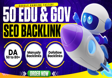 Boost Website with our best 50 high DA upto 80+ SEO Backlinks
