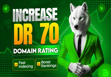 Increase Your Website DR 70 Using High DR Sites Backlinks To Make Your Site DR Authority Higher