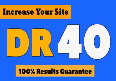 increase Your Site DR 40 by Ahref Using Pure PBNs Links To Your Website Safely