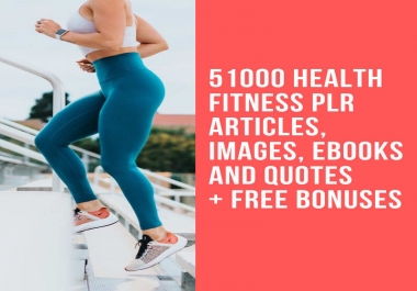 51000 health fitness, weight loss,  diet,  beauty plr articles with bonus INSTANT DOWNLOAD