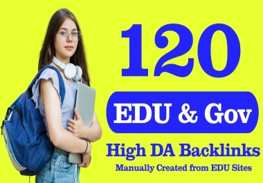 120 Premium EDU/GOV High Authority Manually Created White Hat University Domians
