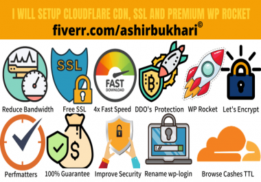 I will setup cloudflare cdn on your website within 24 Hours