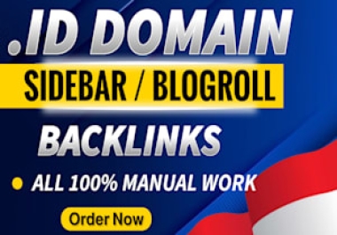 30 blogroll. ID Indonesian domain High DA DR Backlinks