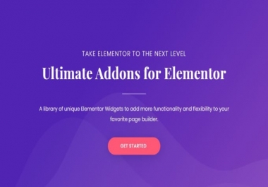 Install lifetime updatable Ultimate Addon for elementor Plugin