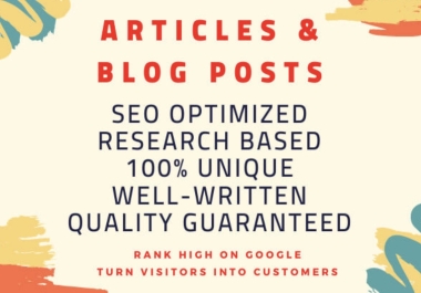 I Will Write an Engaging,  Plagiarism-Free Blog to Boost Sales