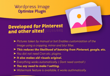 Wordpress Image Customization/Optimization + Watermark Plugin