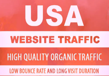 20000 Premium Traffic from USA to Your website or any for 15 days