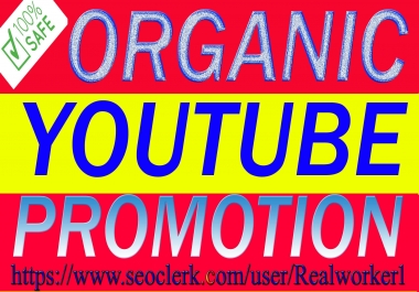 We Will Do Quick YouTube Video & Chanel Boost Via Real Audience