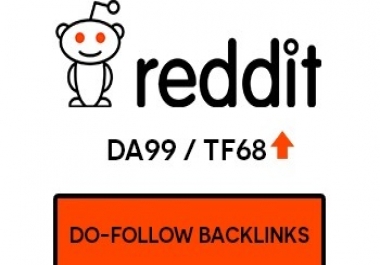 I will give you one dofollow link from reddit