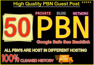 Build 50 Homepage Pbn Backlinks All Dofollow Quality Link