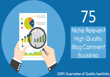 I Provide 75 Niche Relevant Blog Comment High Quality