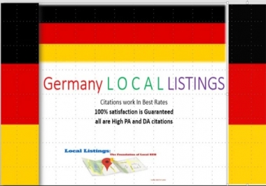 I will do 32 germany local citations for your business