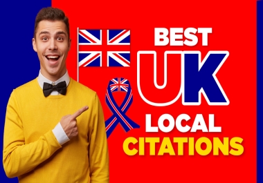 I will create best 300 UK local Citations