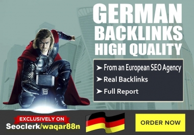 I will build 20 German dofollow backlinks from Germany websites to rank your site in Germany