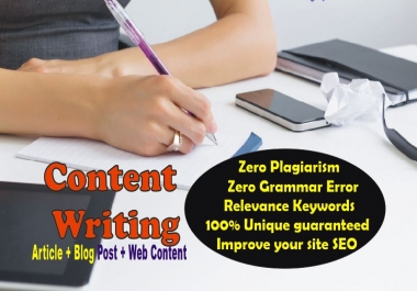 1500 + words ARTICLE or BlogPost Writing- Professional SEO Content for websites